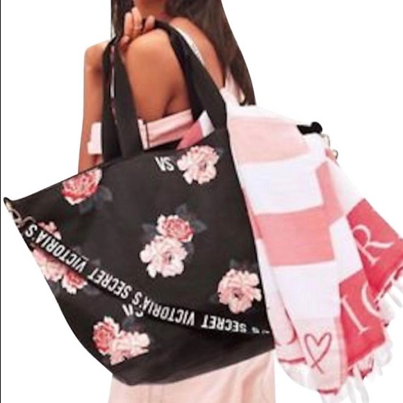 Victoria's Secret Handbags - Victoria secret bag and blanket new